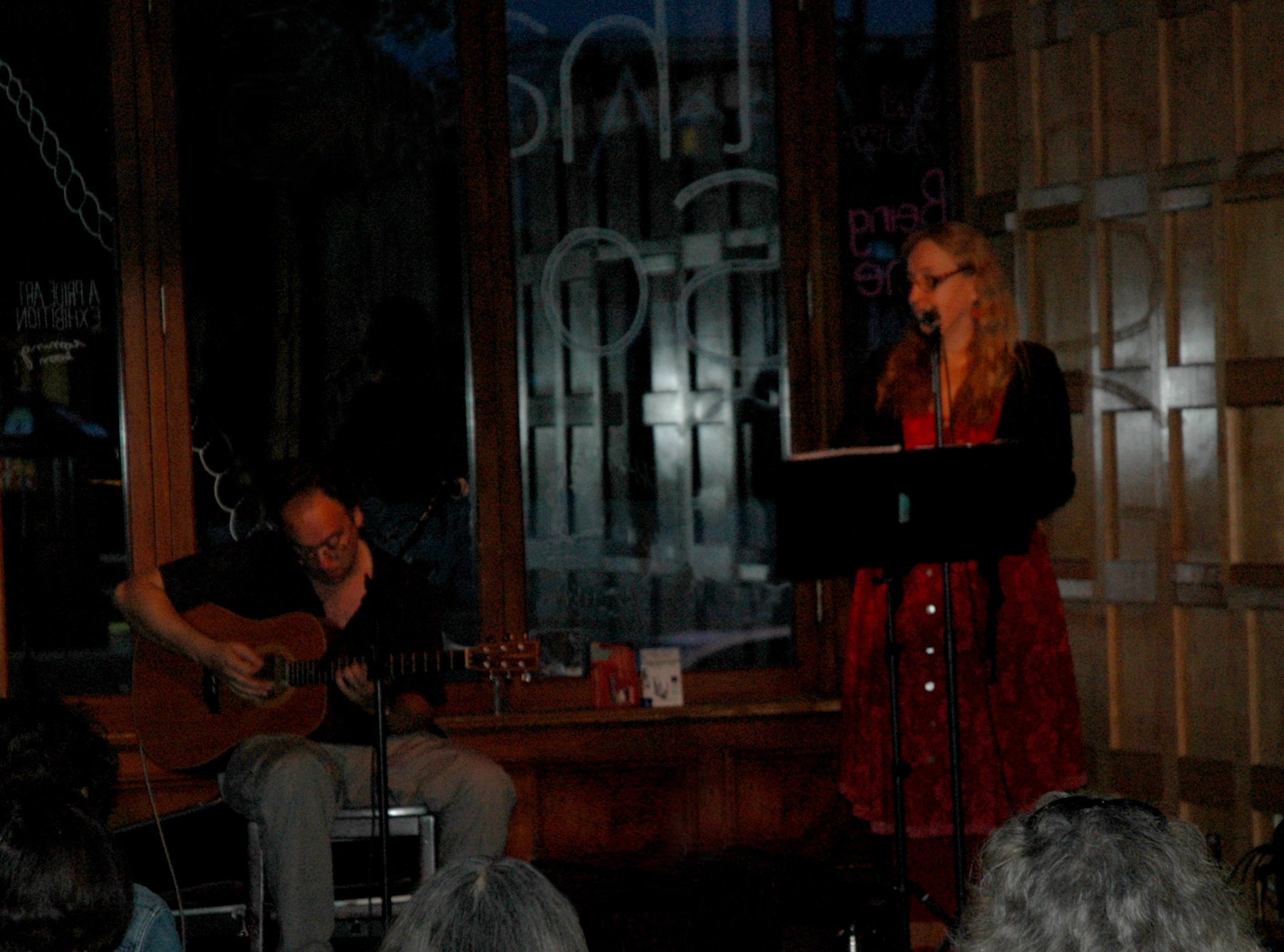 Rebecca BArclay and John Steele Playing at the Gladstone